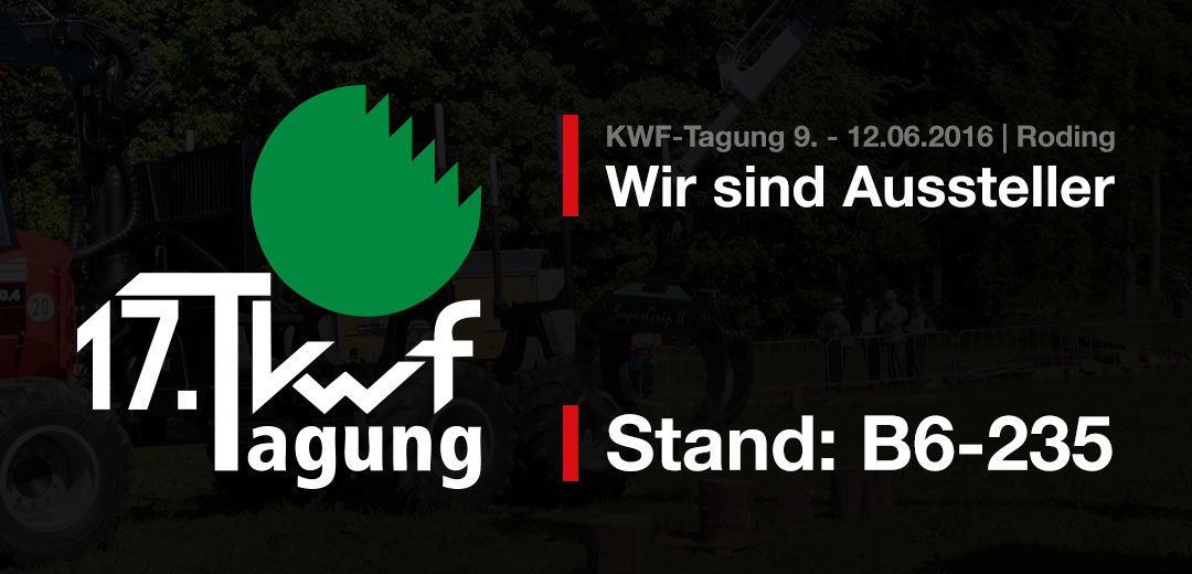 Benlex ist Aussteller auf der KWF-Tagung 2016