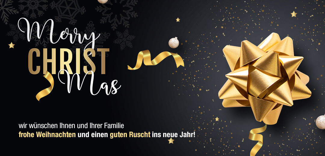 Frohe Weihnachten und schöne Feiertage!