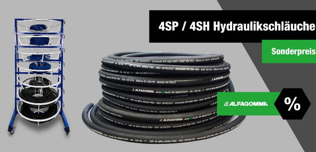 4SP & 4SH Hydraulikschläuche im Angebot!