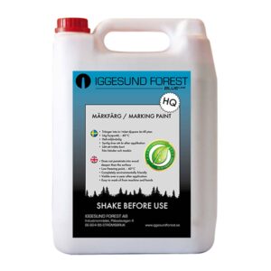 Farbmarkierungsfarbe rot Iggesund (10l Kanister)