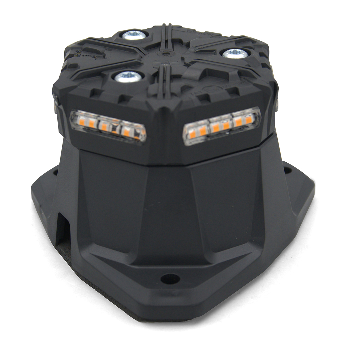 Rundumleuchte LED 50mm Sockel Microbright orange 24V NordicLights – Bild 2
