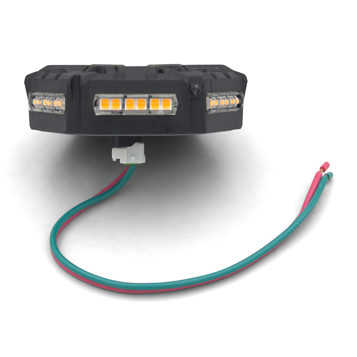 Rundumleuchte LED 50mm Sockel Microbright orange 24V NordicLights – Bild 4
